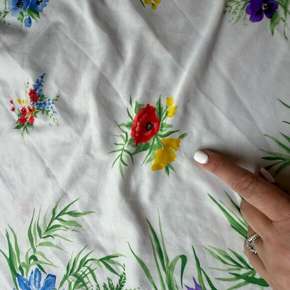 Vintage Garden Party Floral House Dress Dressing Gown Caftan Muumuu 70s 60s - Picture 8 of 11